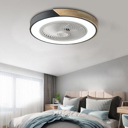 Laurentia – nowoczesna lampa sufitowa LED z wentylatorem