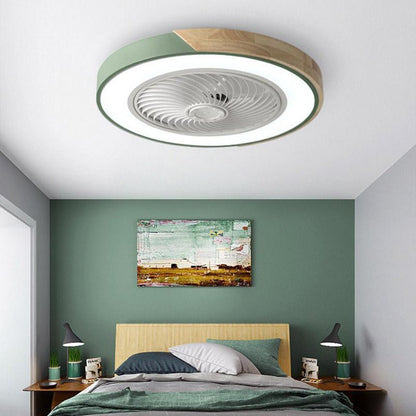 Laurentia – nowoczesna lampa sufitowa LED z wentylatorem