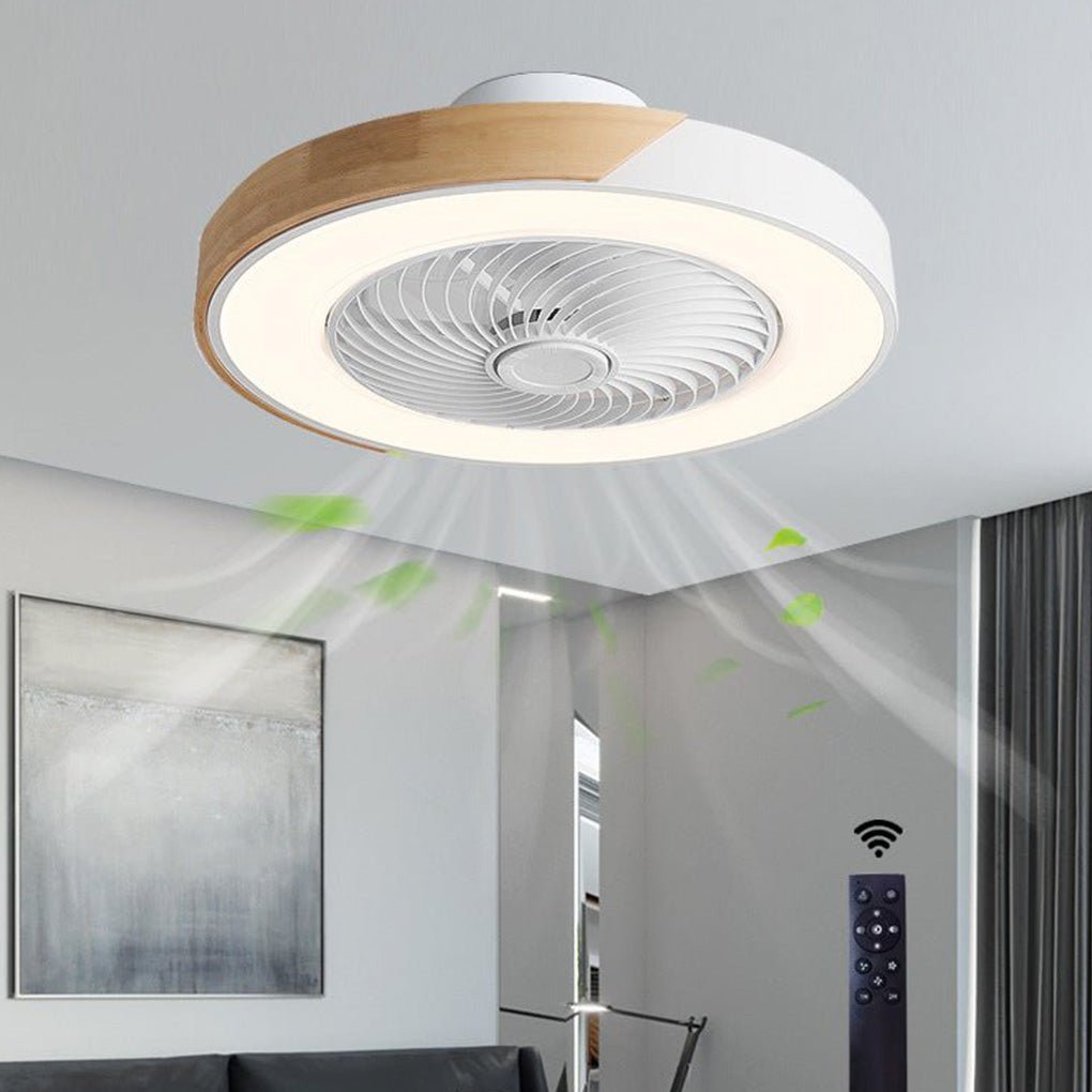 Laurentia – nowoczesna lampa sufitowa LED z wentylatorem